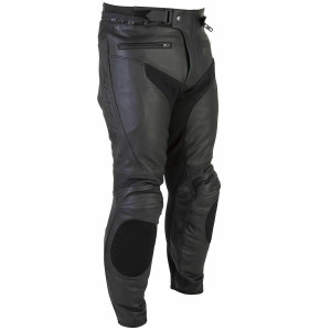 Spada - Nero Full grain Leather Trouser Black CE Armour