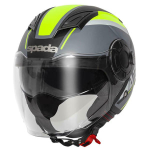 Spada Lycan Strobe Open Face Motorcycle Helmet Helmet