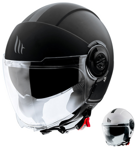 MT Viale Solid Open Face Motorcycle Bike Scooter Jet Helmet