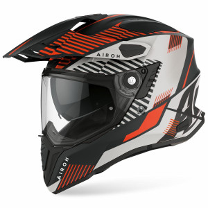 Airoh Commander Adventure Helmet - 'Boost Orange' (Matt)