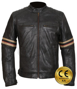 Weise Detroit Vintage Style Men's Leather Jacket