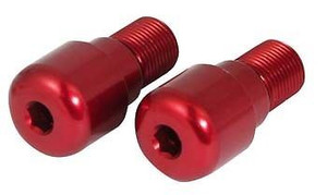 Bike It Motorcycle/Bike Yamaha R6 Bar End Weights - Red