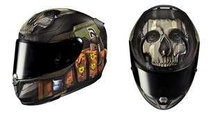 HJC RPHA 11 Ghost Call of Duty Motorcycle Helmet with Dark Visor