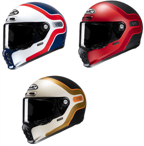 HJC V10 Grape Motorcycle Motorbike Fiber Glass Shell Helmet