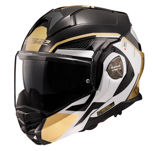 LS2 FF901 Advant X Metryk Black Gold Full Face Motorcycle Helmet