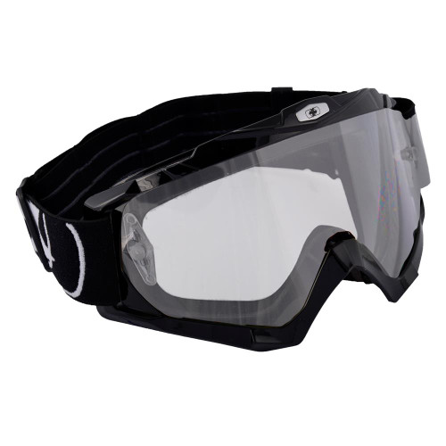Oxford OX200 Motorcycle Motorbike Assault Pro Off-Road MX Goggle-Glossy Black