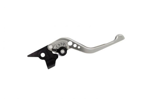 BikeTek Adjustable CNC Brake Lever Short - Titanium / Black Adjuster - #B14S