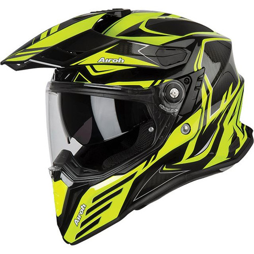 Airoh Commander Boost Yellow Matt Adventure Helmet