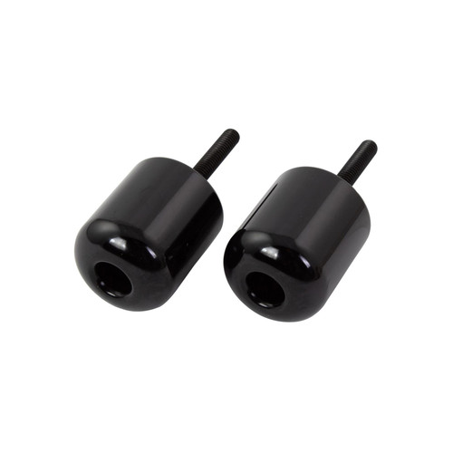 Bike It Motorcycle Yamaha R1 Bar End Weights - Black