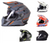 Viper RXV288 Double Visor Enduro Motocross Motorcycle Motorbike Helmet