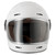 Vcan V135 Fibreglass Retro Vintage Style Helmet White