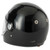 Vcan V135 Fibreglass Retro Vintage Style Helmet Gloss Black