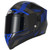 Vcan V128 Helvet Full Face Helmet Blue