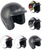 Stealth HD320 Adult Open Face Lightweight Fiberglass Motorcycle Scooter Helmet