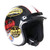Stealth HD320 Adult Open Face Lightweight Fiberglass Motorcycle Scooter Helmet