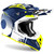 New Airoh Aviator Ace Nemesi Motocross Enduro MX Helmet Blue
