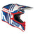 Airoh Wraap Broken Off Road Motocross Helmet Blue Red