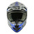 Nitro MX700 Recoil Motocross Helmet Silver Blue