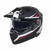 Premier X-TRAIL MO Flip Front Motorbike Helmet Black Neon / Black White