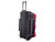 Luggage Kit Bag Black / Red with Travel wheels and Retractable Handle (130lt)