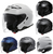 Shoei J-Cruise 2  Plain Open Face Jet Motorcycle Helmet