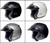 Shoei RJ Plain Platinum-R Open Face Helmet