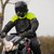 Spartan Short WP Waterproof Motorcycle Motorbike MS Jacket - Black/Fluo