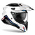 Airoh Commander 'Factor' Adventure Motorcycle Helmet - White Gloss