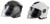 Vcan H586 Gloss White/Black Helmet