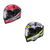 Caberg Avalon X Kira Matt Black/Grey/Red Motorbike Helmet On Road