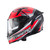 Caberg Avalon X Kira Matt Black/Grey/Red Motorbike Helmet On Road