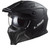 LS2 OF606 DRIFTER SOLID MATT BLACK OPEN FACE MOTORCYCLE HELMET