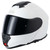 VCAN H272 Flip Front Motorcycle Helmet Gloss White