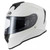 VCAN H151 Gloss White Full Face Motorcycle Helmet- Gloss White 2024