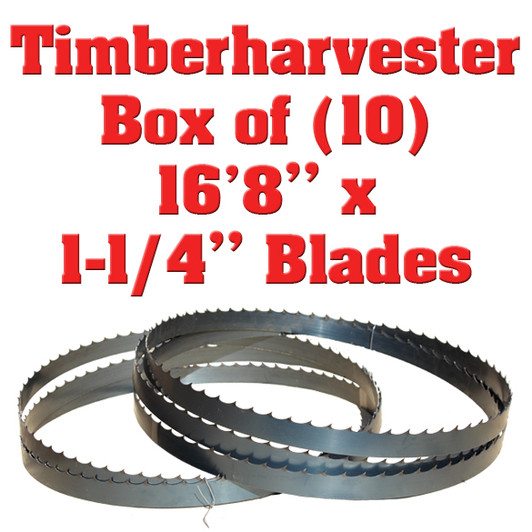 Box of 10 Blades 16'8" x 1-1/4" Timberharvester Box of 10 Blades 16'8" x 1-1/4" Timberharvester