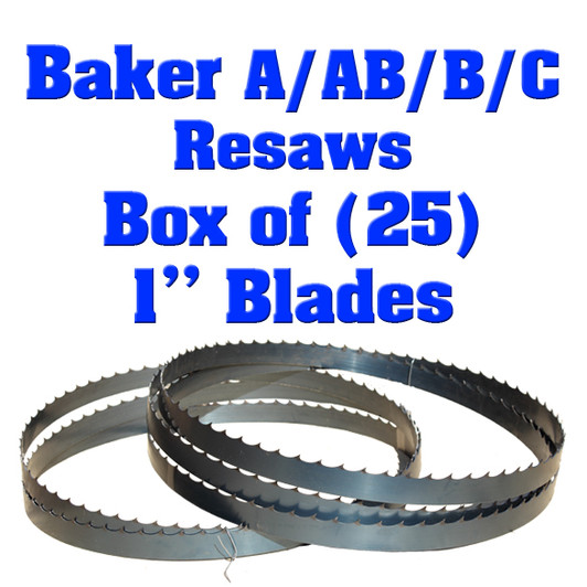 Bandsaw blades for Baker A resaws Bandsaw blades for Baker A resaws