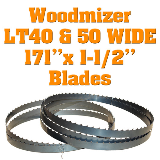 Box of 5 blades 1-1/2" Woodmizer LT40 Wide / LT50 Wide Box of 5 blades 1-1/2" Woodmizer LT40 Wide / LT50 Wide
