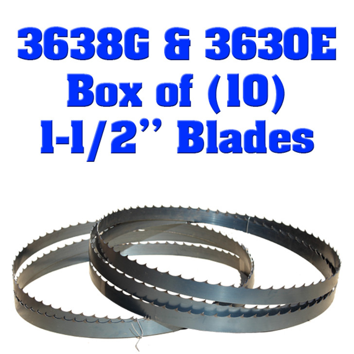 Box of 10 Blades 1-1/2" Baker 3638G & 3630E