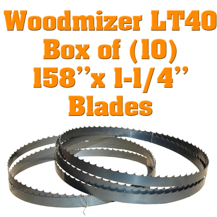 Band saw blades for Woodmizer LT40