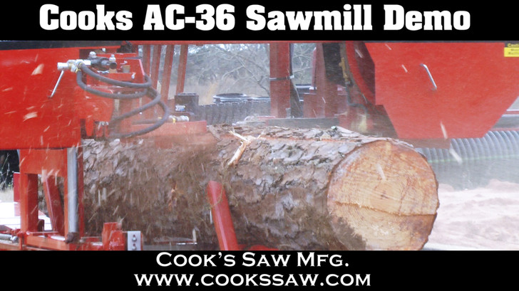 Demo dvd for Cooks saw equipment - portable sawmills, resaws, bandsaw blade sharpeners and setters