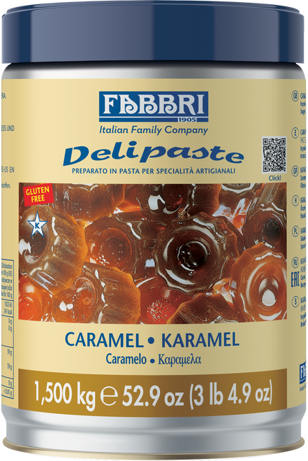 Delipaste Caramel - tins 1,500kg (3.3lb)