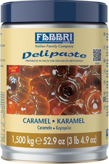 DELIPASTE CARAMEL - tins 1,500kg (3.3lb)