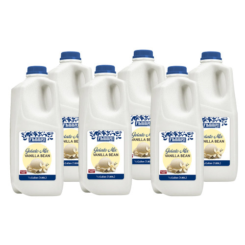 Fabbri Vanilla Gelato Mix - pack of 6
