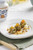 Fabbri ginger paired with caprino cheese and pistachios