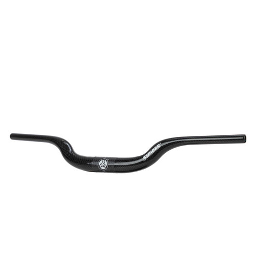 Angled view of the Strider Carbon Fiber Riser Handlebar