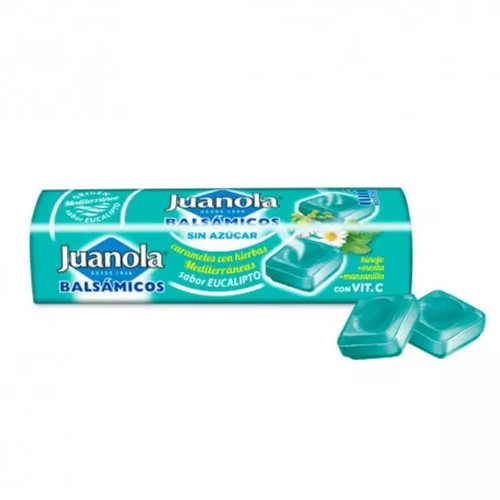 Juanola caramelos balsámicos sabor eucaliptus, 30 g