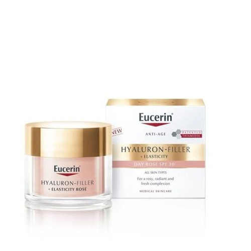 Eucerin Hyaluron-Filler + Elasticity Día Rosé FPS 30