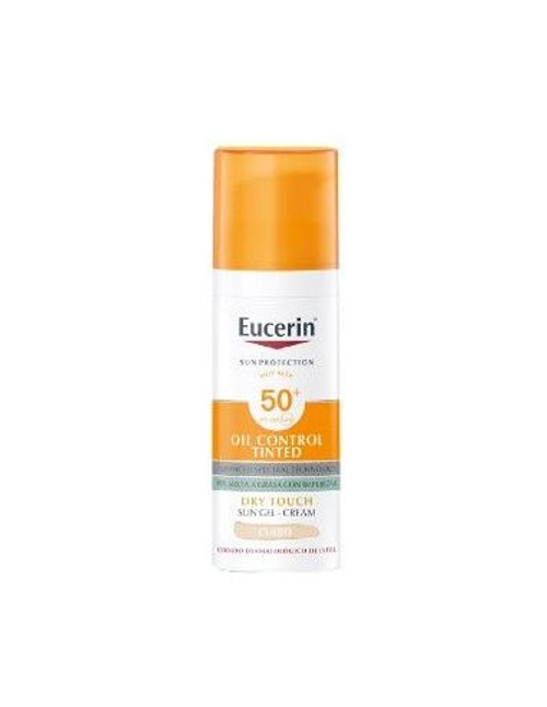 EUCERIN SUN SPF50 OIL CONTROL TINTED 50 ML COLOR CLARO