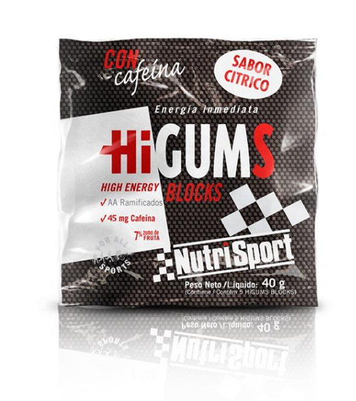 NUTRISPORT HIGUMS CAFEINA CITRICO