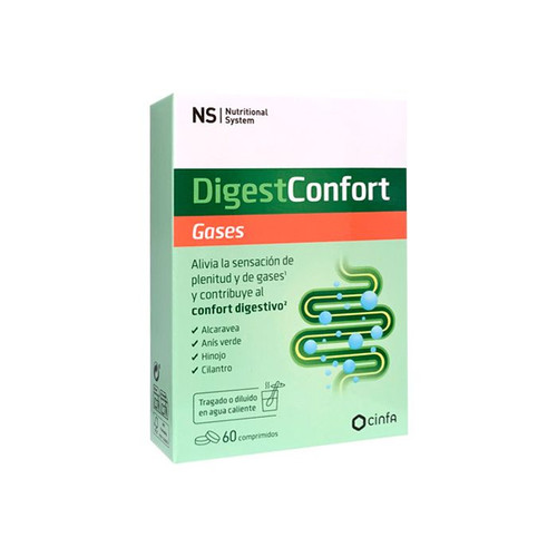 N S DIGESTCONFORT GASES 60 COMPRIMIDOS
